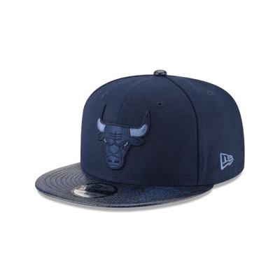 Chicago Bulls Gorra | New Era NBA Snakeskin 9fifty Snapback Cap Mexico - Azules